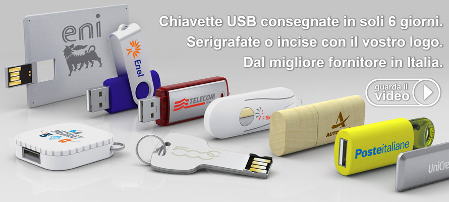 chiavi usb personalizzate