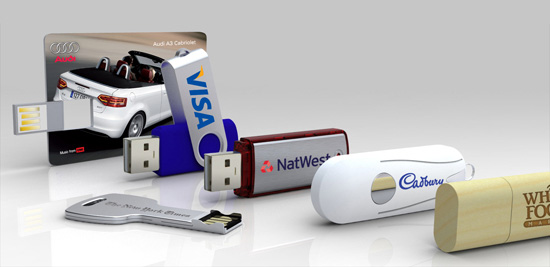 Differenti modelli di chiavette USB